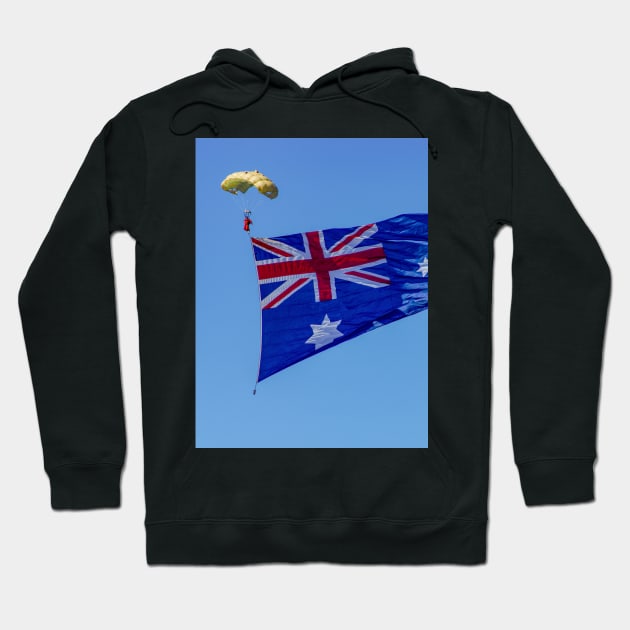 Australian Flag Hoodie by Upbeat Traveler